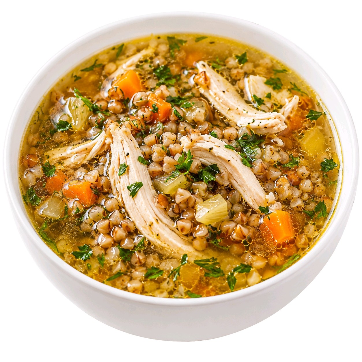 Buckwheat chicken soup (500g)