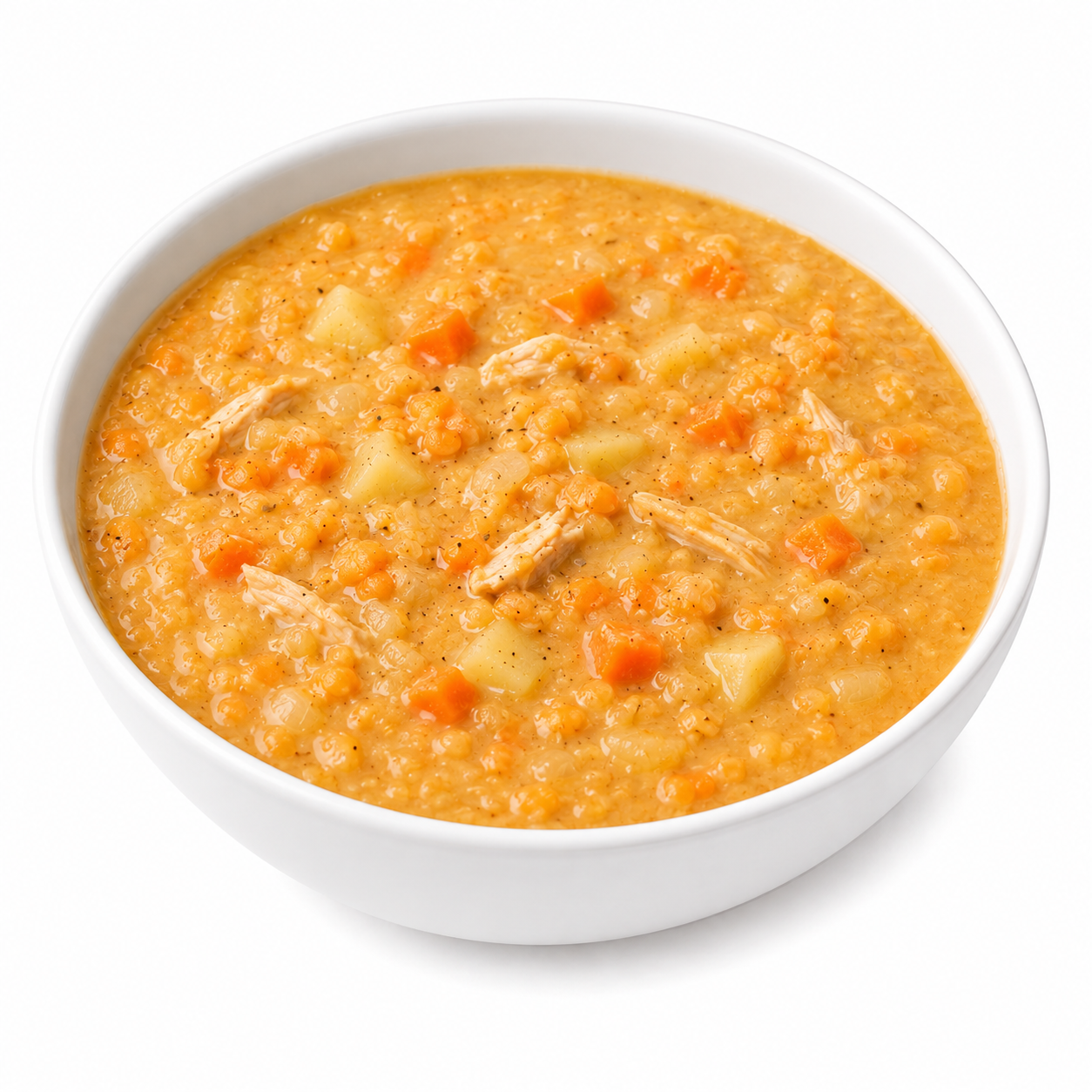 Red lentil soup with chicken (500g)