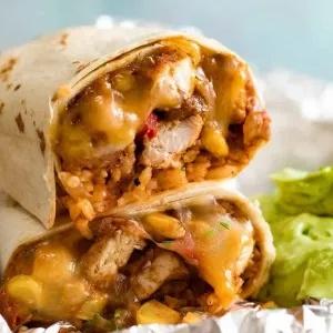Chicken & Cheese Burrito