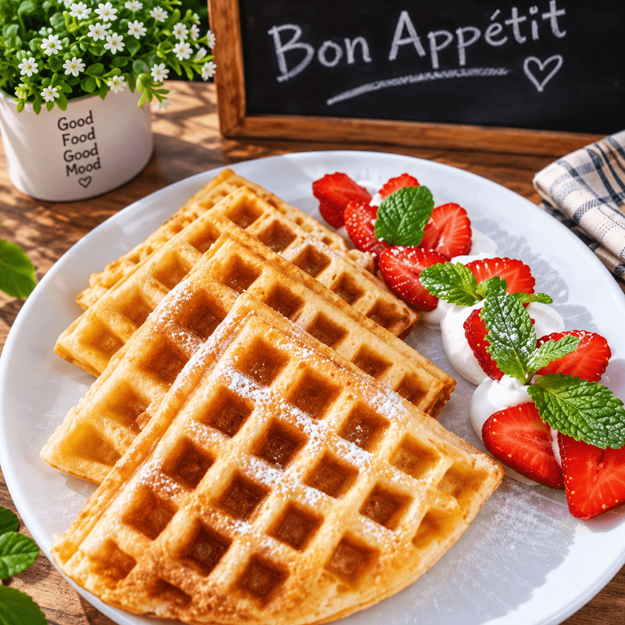 Strawberry Waffle