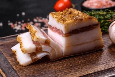 Salo (Lard) with Mustard