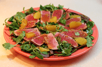 Salad with Fresh Tuna