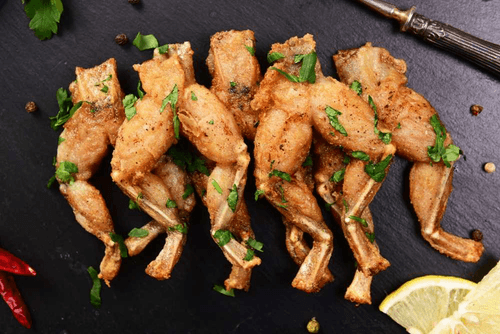 Grilled Frog Legs with Herbs