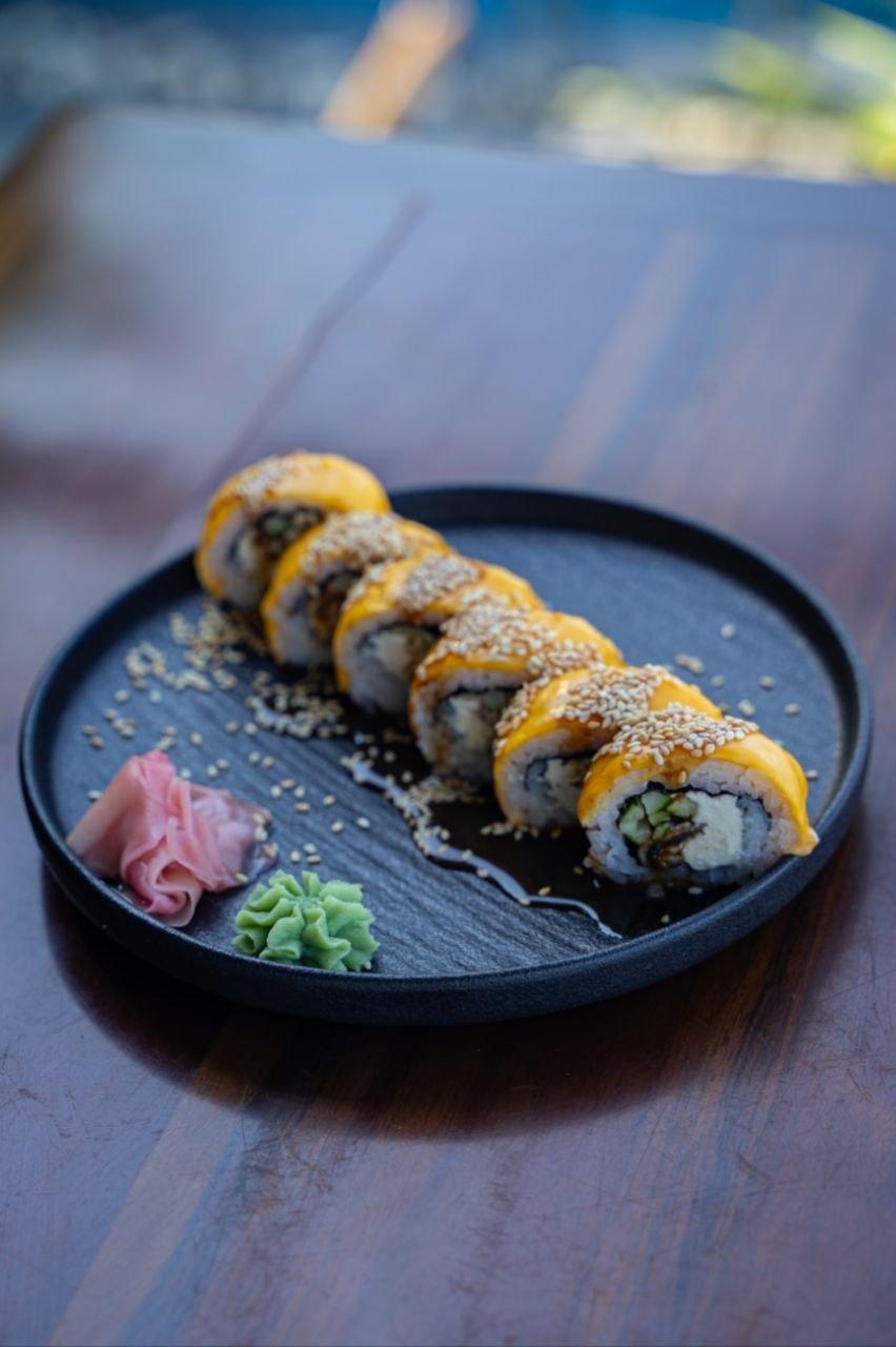 Baked Cheese Unagi Roll