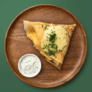 Crepe with Ham and Cheese