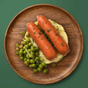 Sausages with Mashed Potato