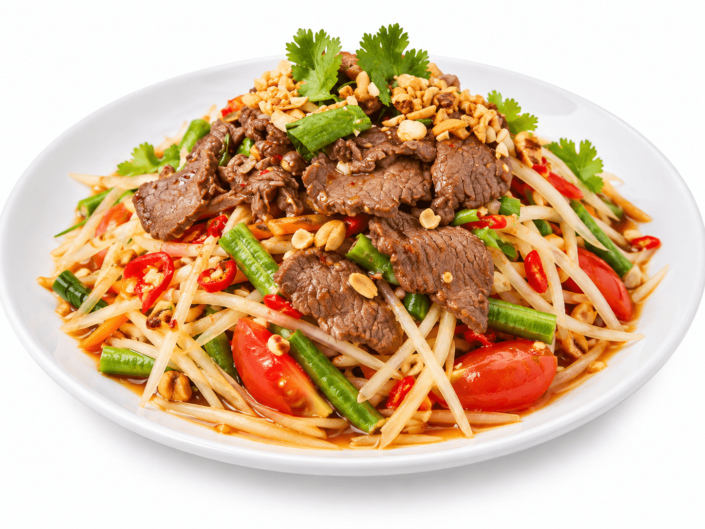 Papaya Salad with Beef
