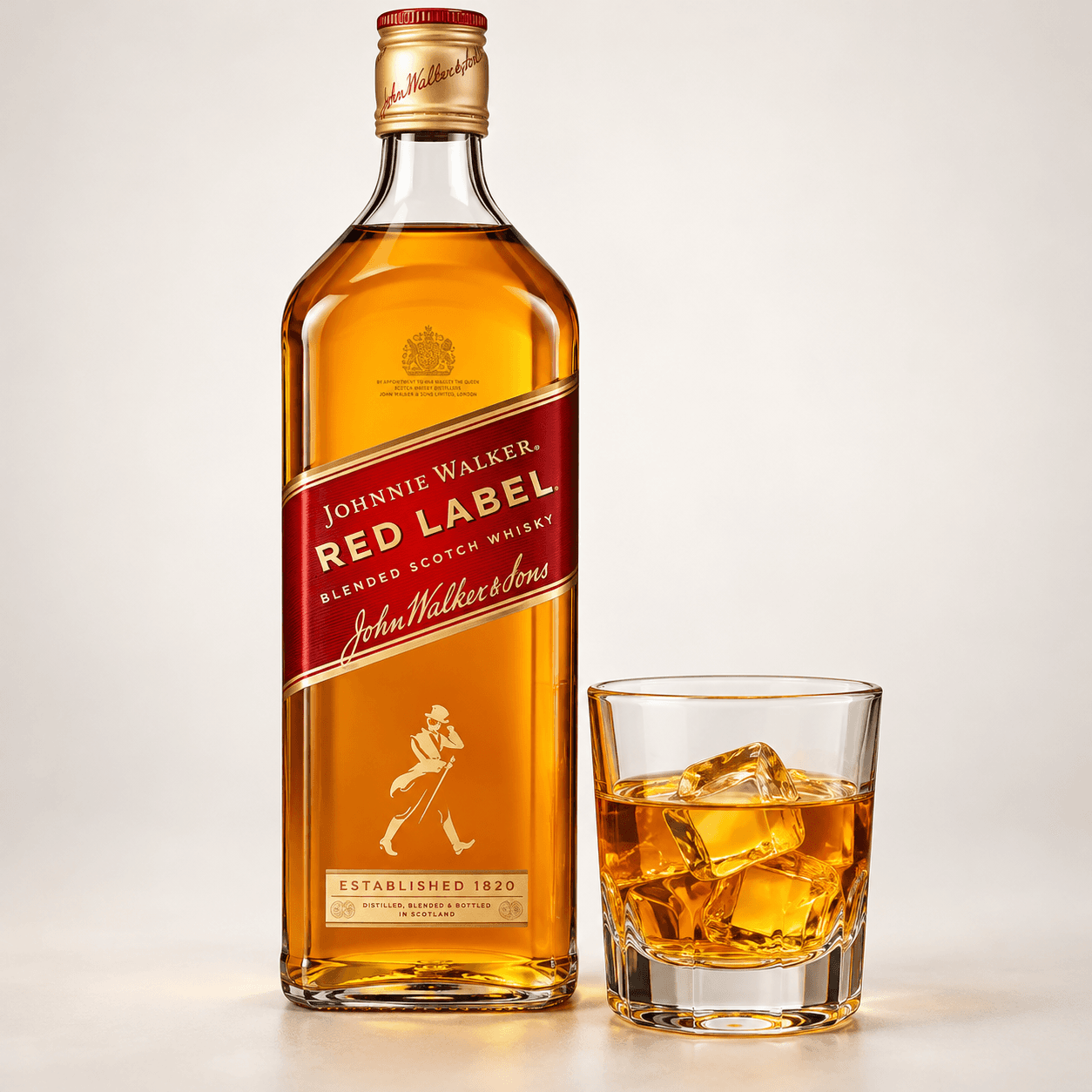 Johnnie Walker Red Label Whisky, Bottle