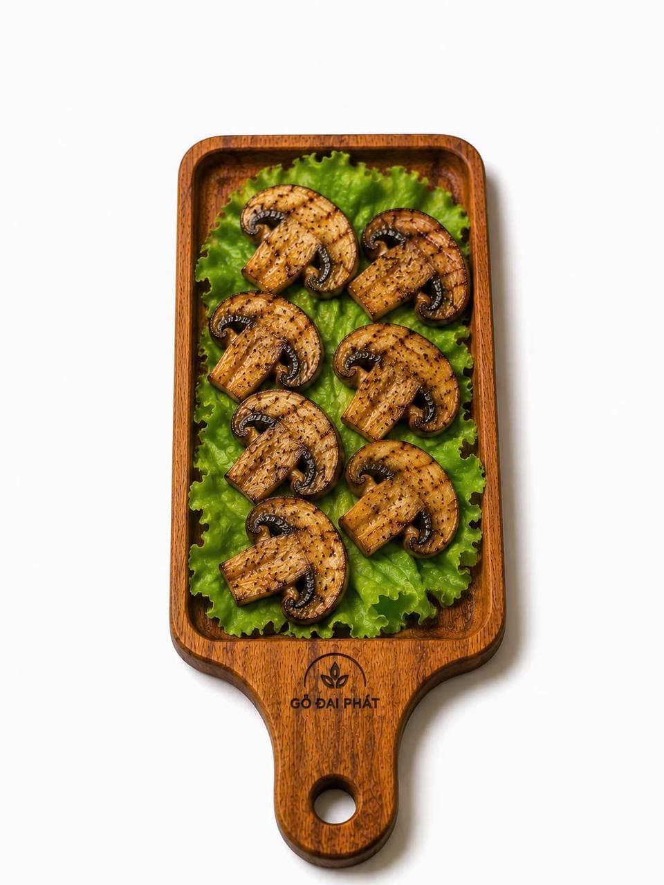 Mushrooms on the grill