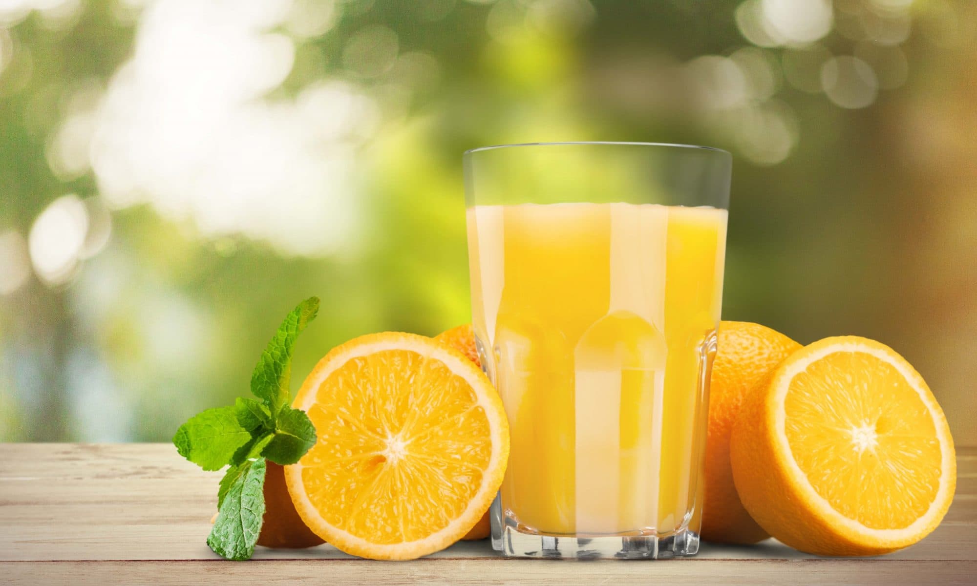 Freshly squeezed orange juice