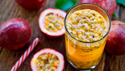 Fresh passion fruit