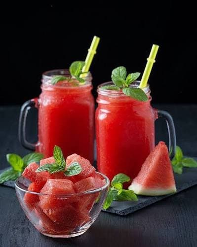 Fresh watermelon juice