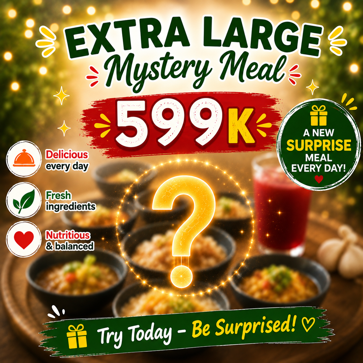 Extra Large Mystery Meal