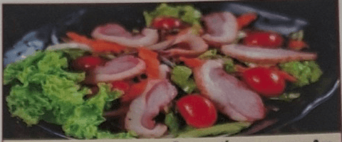 Goose Breast Salad with Passion Fruit Dressing