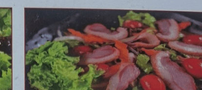 Goose Breast Salad with Passion Fruit Dressing