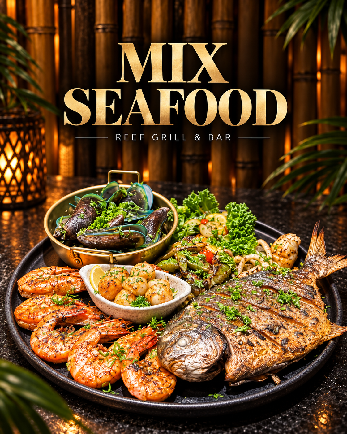 Large Mix Seafood Platter